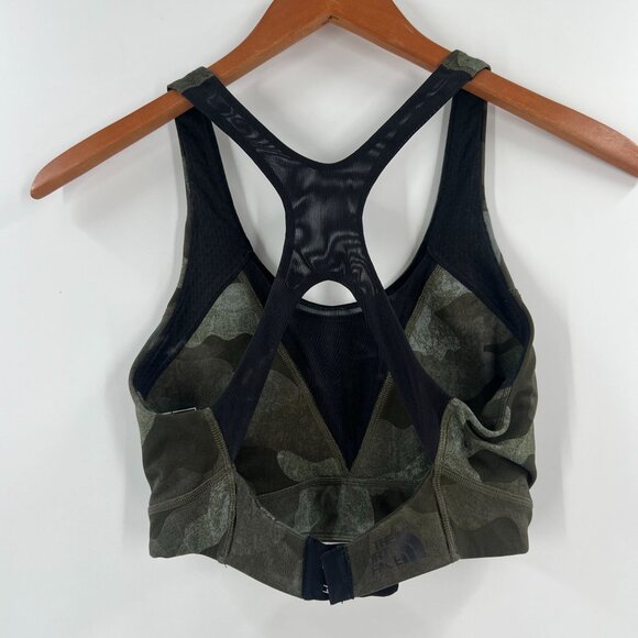 The North Face S Camo Sports Bra Racerback Adjustable Hook-Eye Closure - Picture 4 of 9